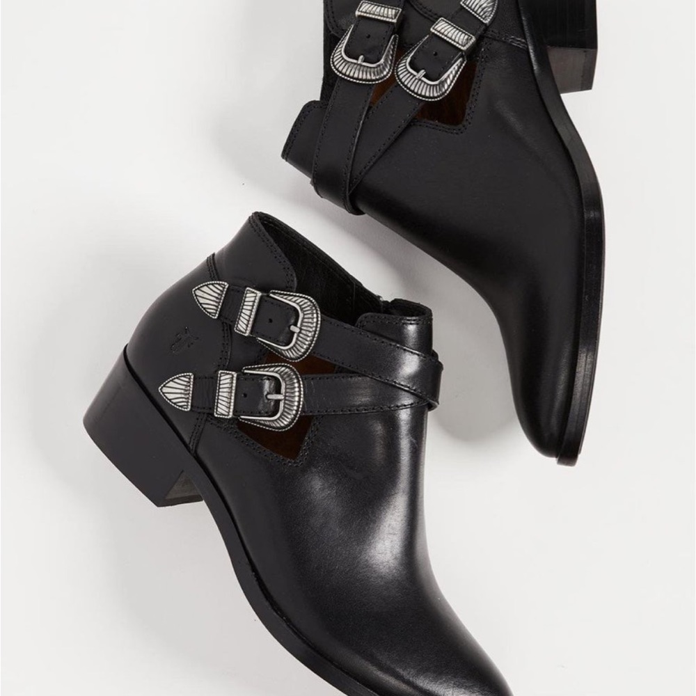 Frye Ray Western Shootie ankle boots